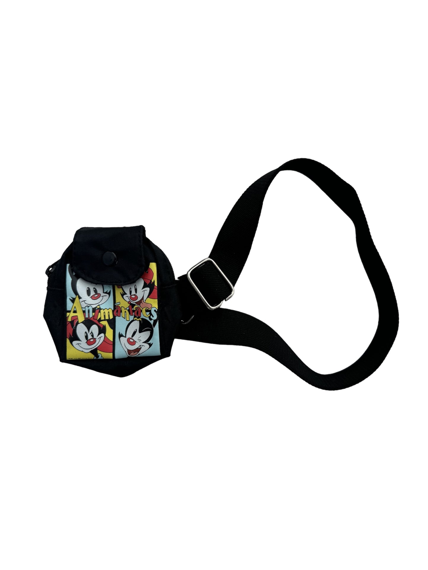 Animaniacs 1997 Kids Coin Hook & Loop Closure Strap Purse