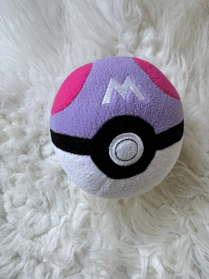 TOMY Pokémon Bundle Mimikyu Plush & Master Poke Ball Bean Bag Plush