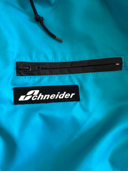 VTG Schneider Fabric Entrant Lightweight Ski Jacket w Hood Colorblock Size: 50