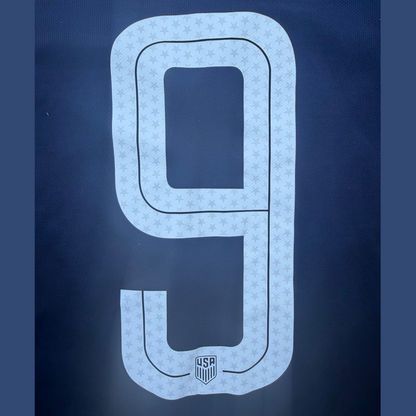 2018 USA USMNT Nike Away National Soccer Jersey #9 Size: M