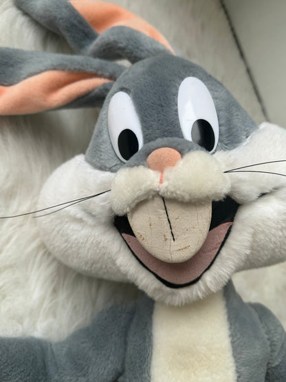 VTG 1991 Mighty Star Looney Toons Bugs Bunny Large Stuffed Animal Toy 30"
