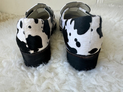 Intentionally Blank HK-2 Cow Print Loafers US 14