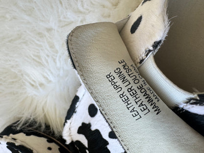 Intentionally Blank HK-2 Cow Print Loafers US 14