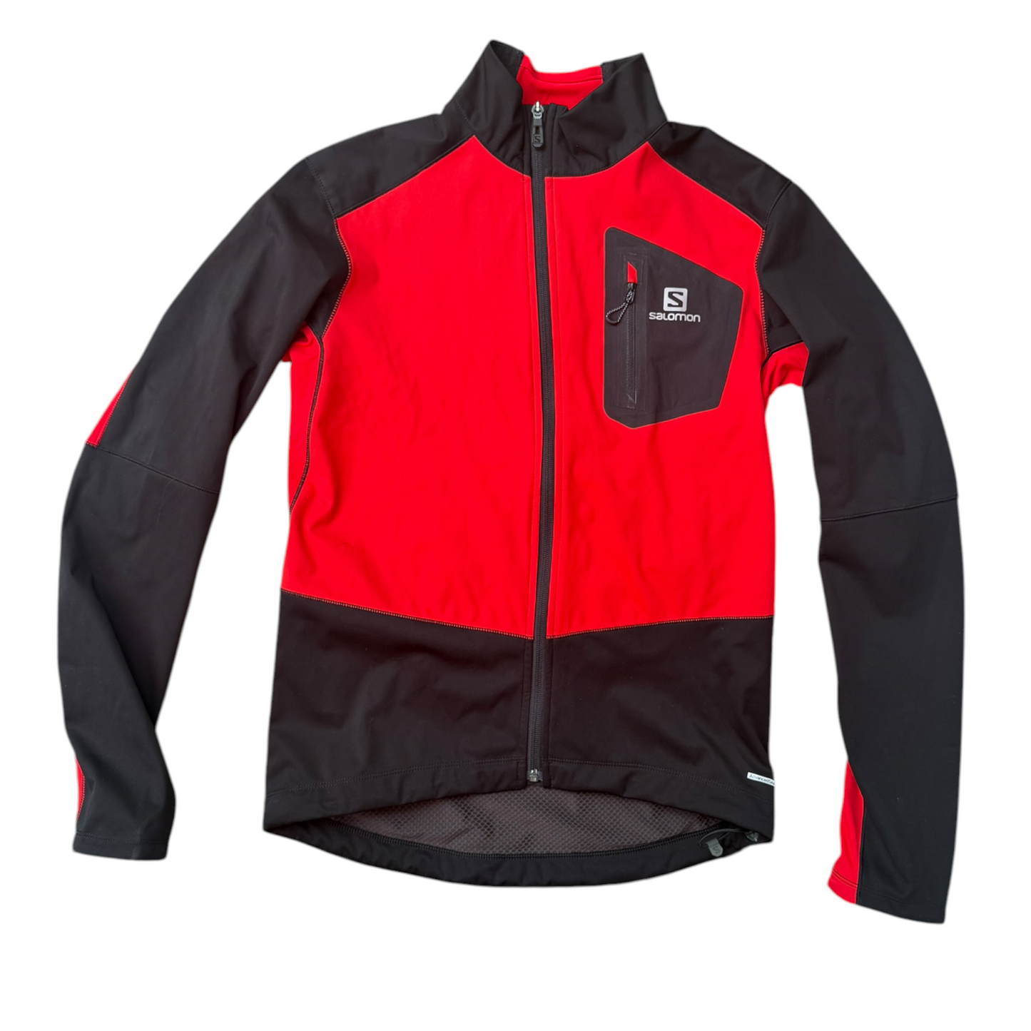 Salomon Men’s Red & Black Performance Athletic Softshell Jacket Size: S