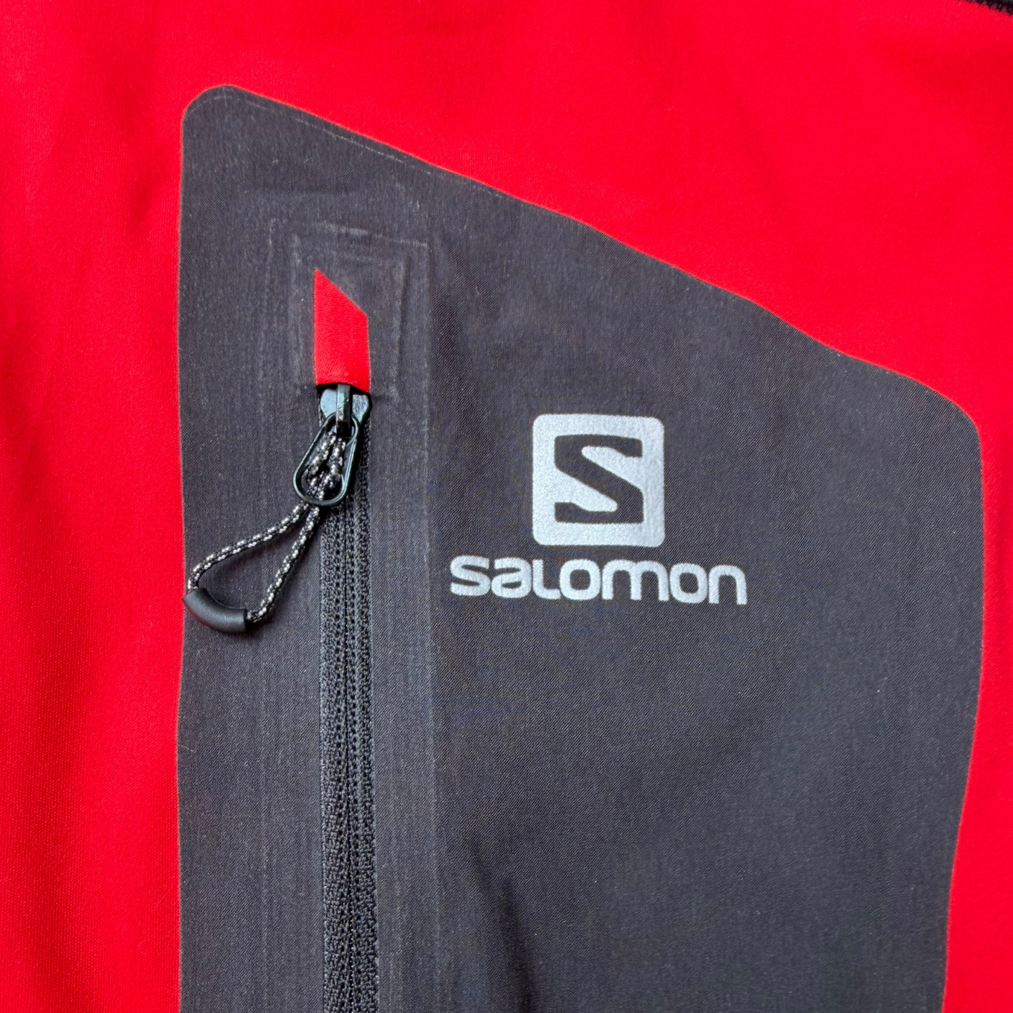 Salomon Men’s Red & Black Performance Athletic Softshell Jacket Size: S
