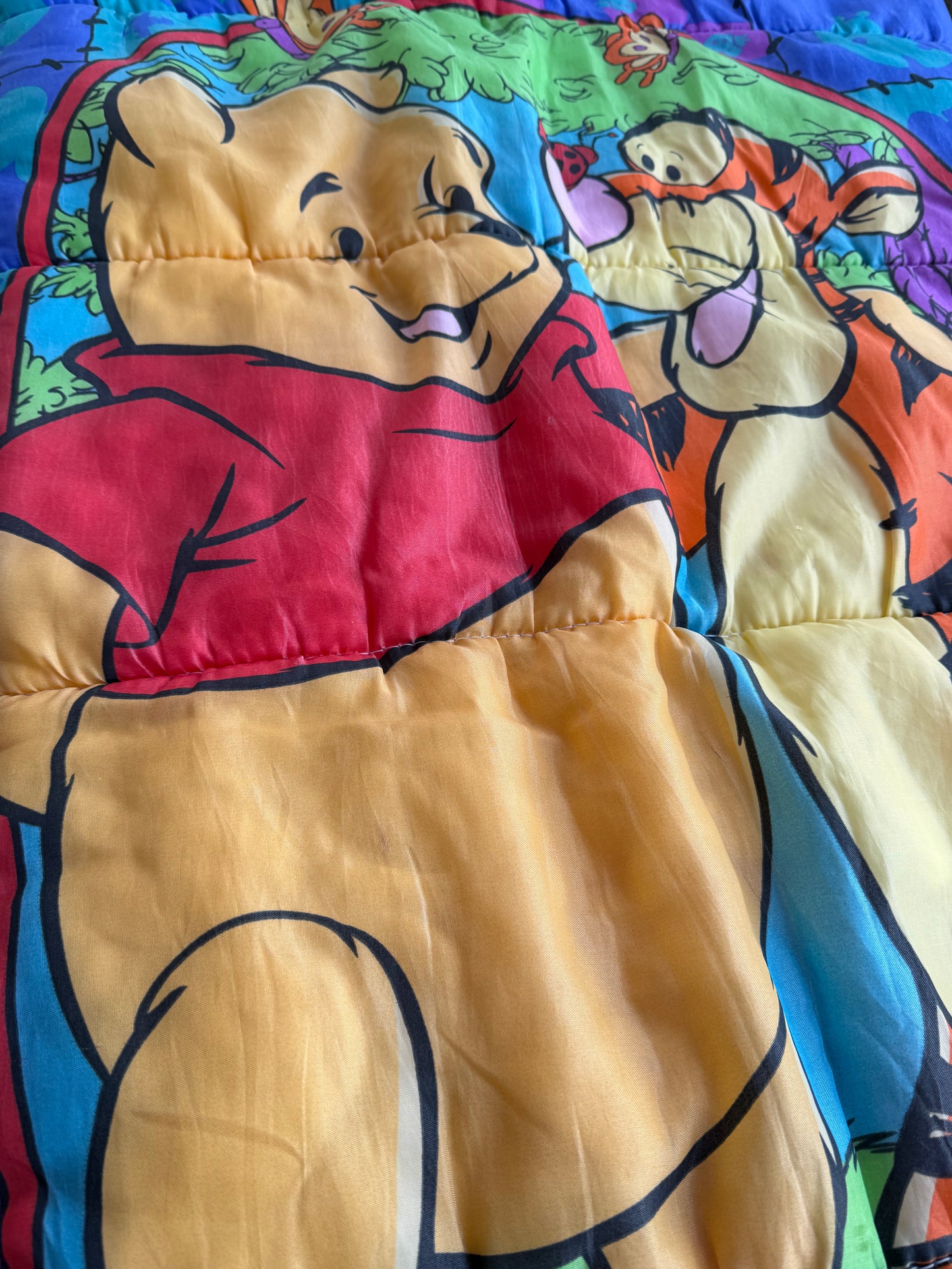 VTG '90s Disney Winnie the Pooh Tigger Best Friends Sleeping Bag