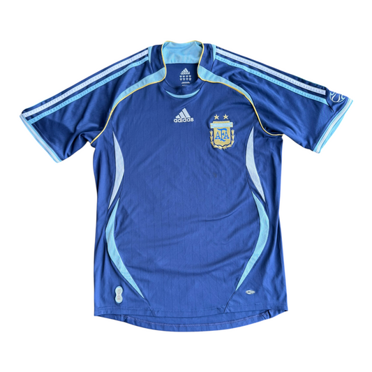 2006-07 Argentina Adidas National Away Football Jersey 2006 World Cup Size: M