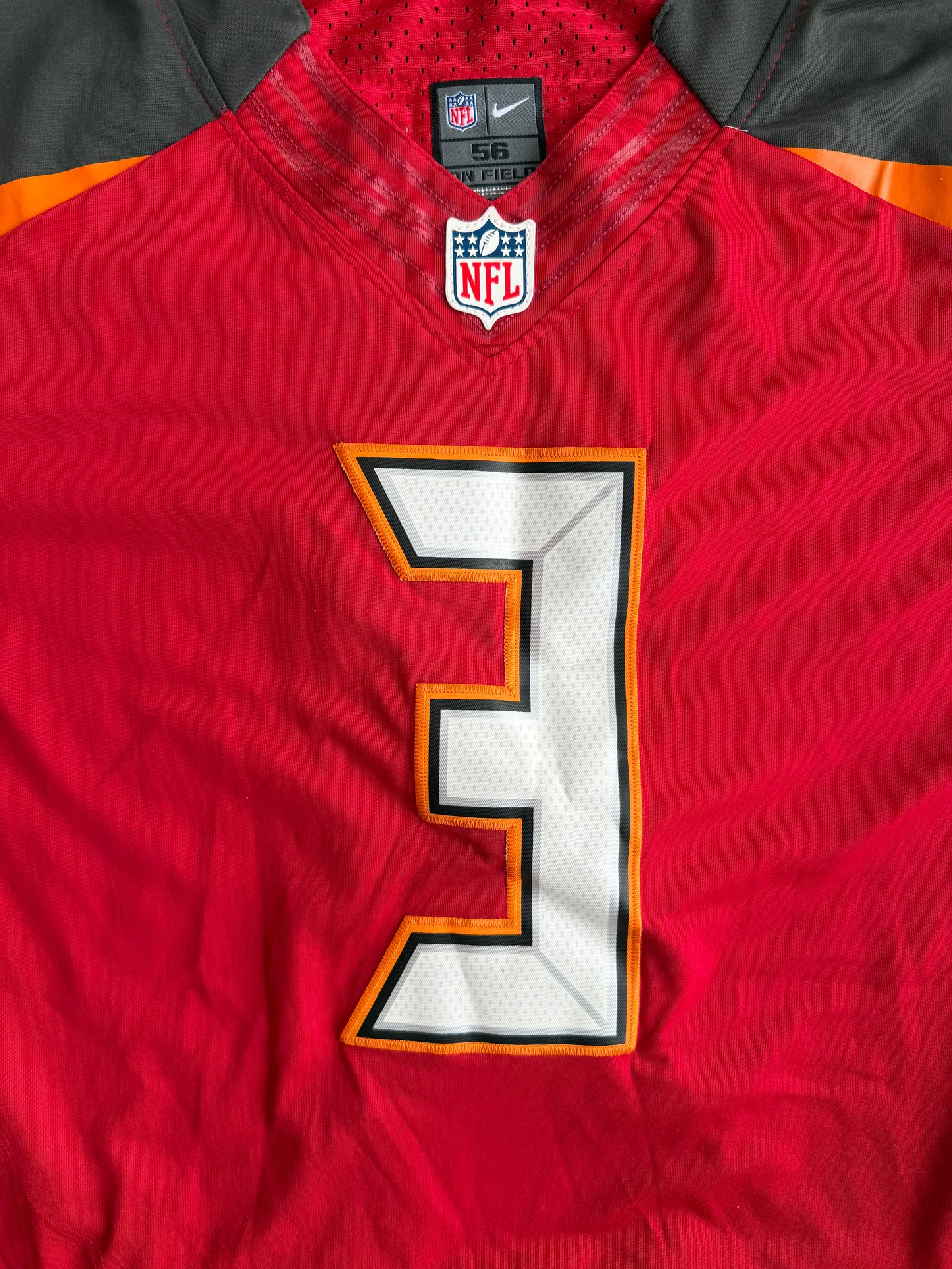 Tampa Bay Buccaneers Jameis Winston #3 NFL On Field Nike Jersey Size: 56