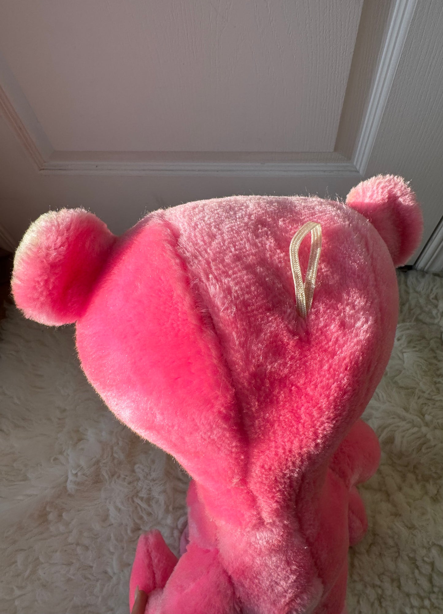 VTG 1980 Rare Huge Mighty Star Poseable Pink Panther Plush Toy