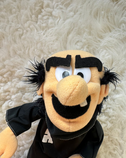 VTG 1982 Smurfs Gargamel Plush Stuffed Animal Toy Doll Figure