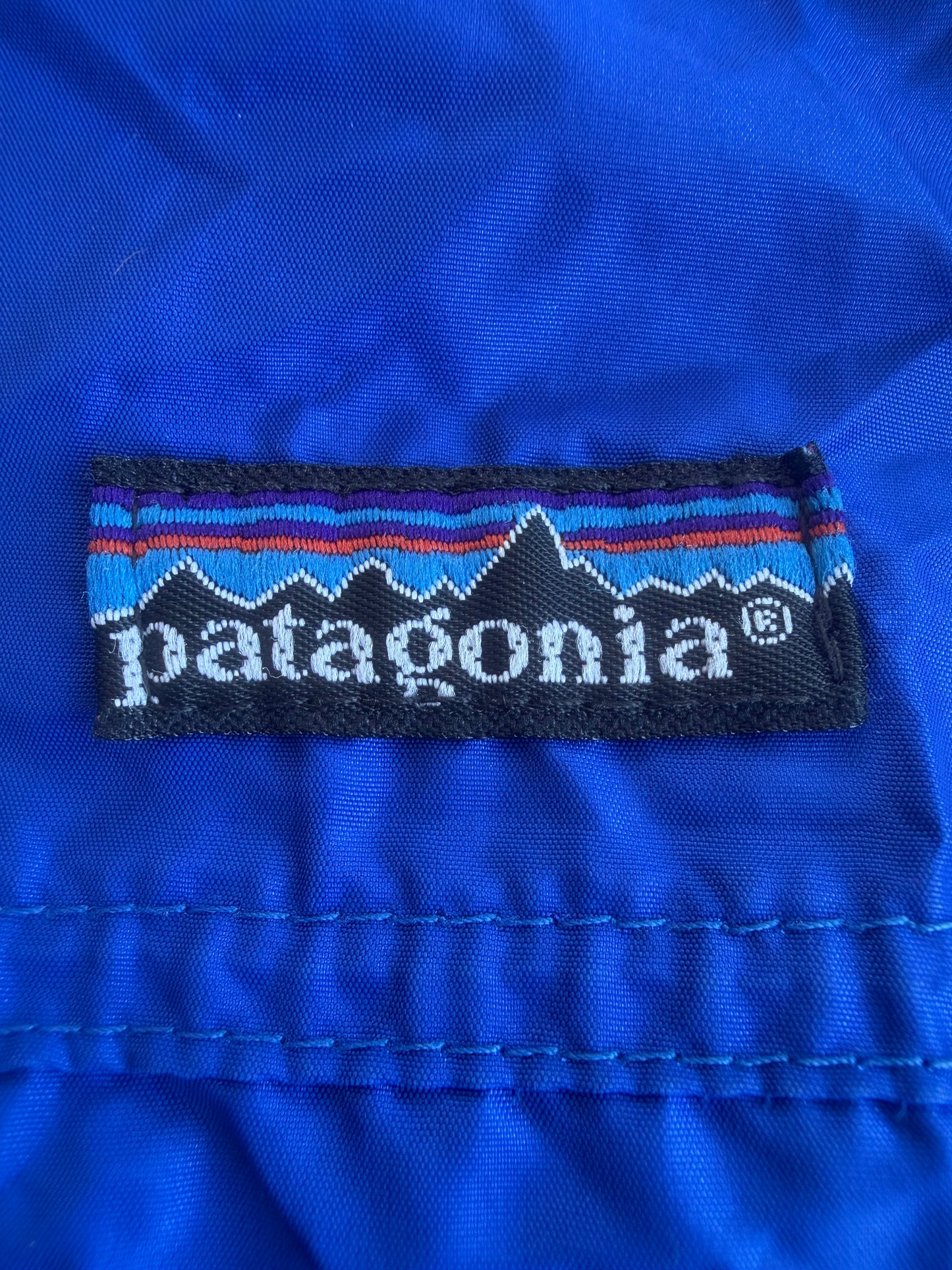 VTG Patagonia Fleece Lined Full Zip Blue Bomber Jacket Size: L