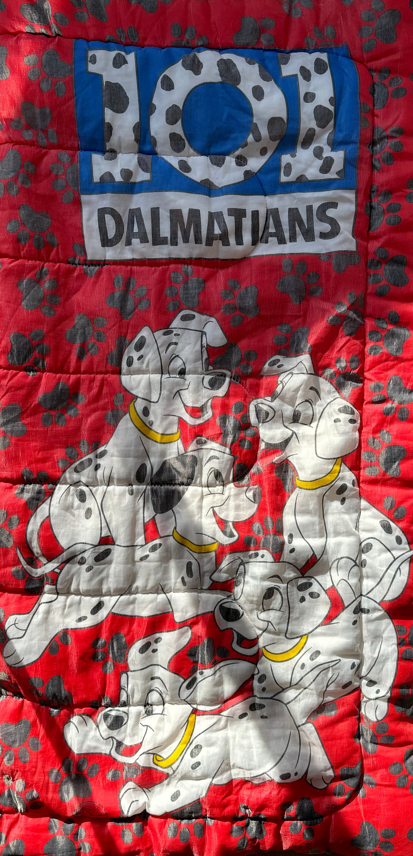 VTG '90s Walt Disney's 101 Dalmatians Kid Children’s Sleeping Bag