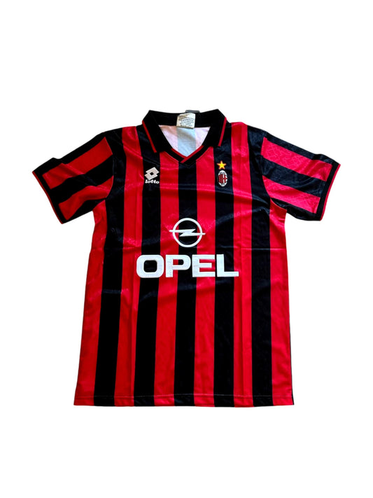 VTG Replica Lotto 1995-96 AC Milan Italy Football Jersey Size: L