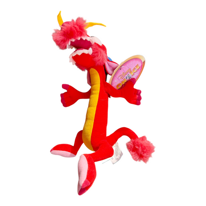 VTG Y2K Disney Mushu Mulan Disney On Ice Stuffed Animal Toy 9"