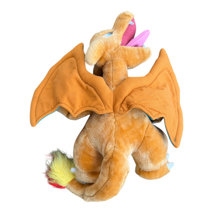 VTG 1999 Nintendo Pokémon Charizard Play by Play Stuffed Animal Toy 18"