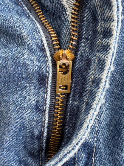VTG Y2K ‘90s JNCO Flamehead Blue Denim Skater Jeans Youth Size: 18