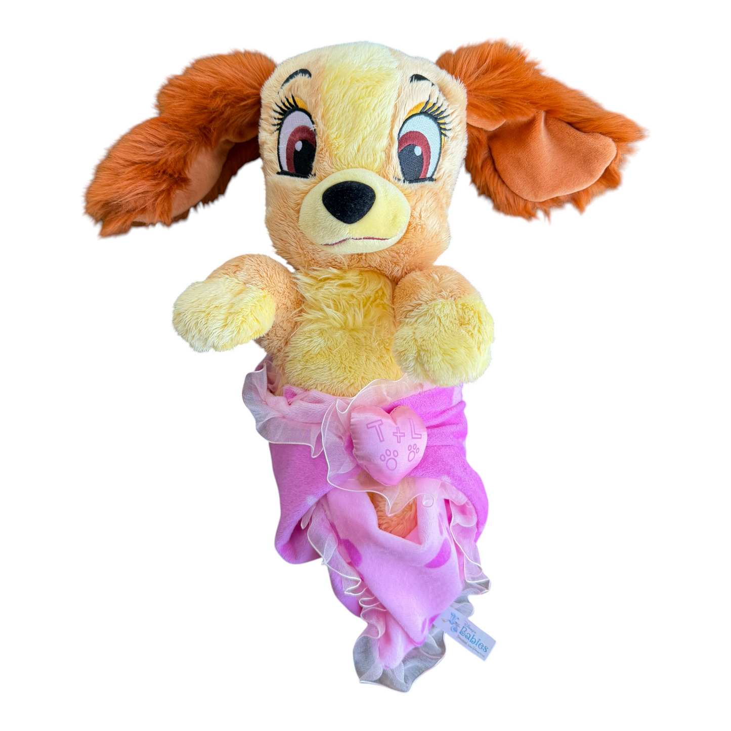 Disney's Babies Lady and The Tramp Baby Lady Stuffed Animal Toy