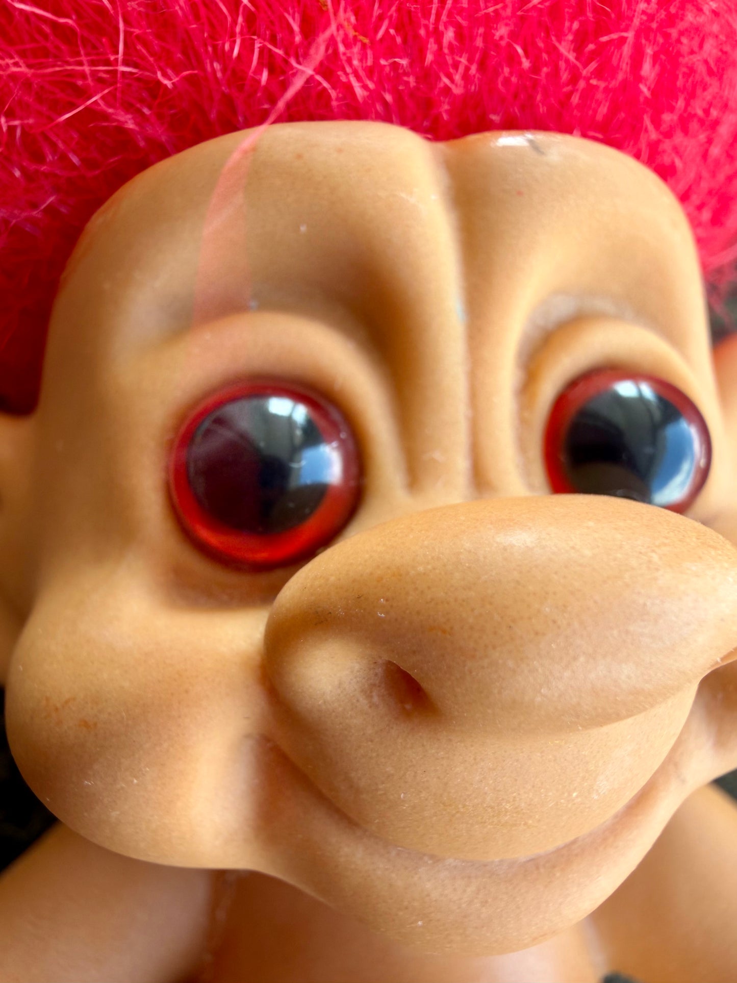 VTG ‘90s Forest Troll & Friend Lot Red & Teal Hair 3”