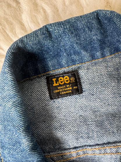 VTG Lee Riders Women's Denim Trucker Jacket Size: M