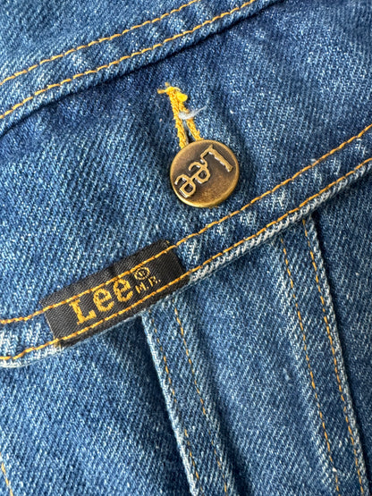 VTG Lee Riders Women's Denim Trucker Jacket Size: M
