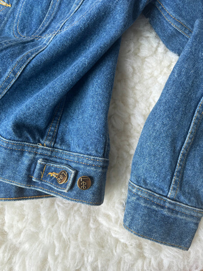 VTG Lee Riders Women's Denim Trucker Jacket Size: M