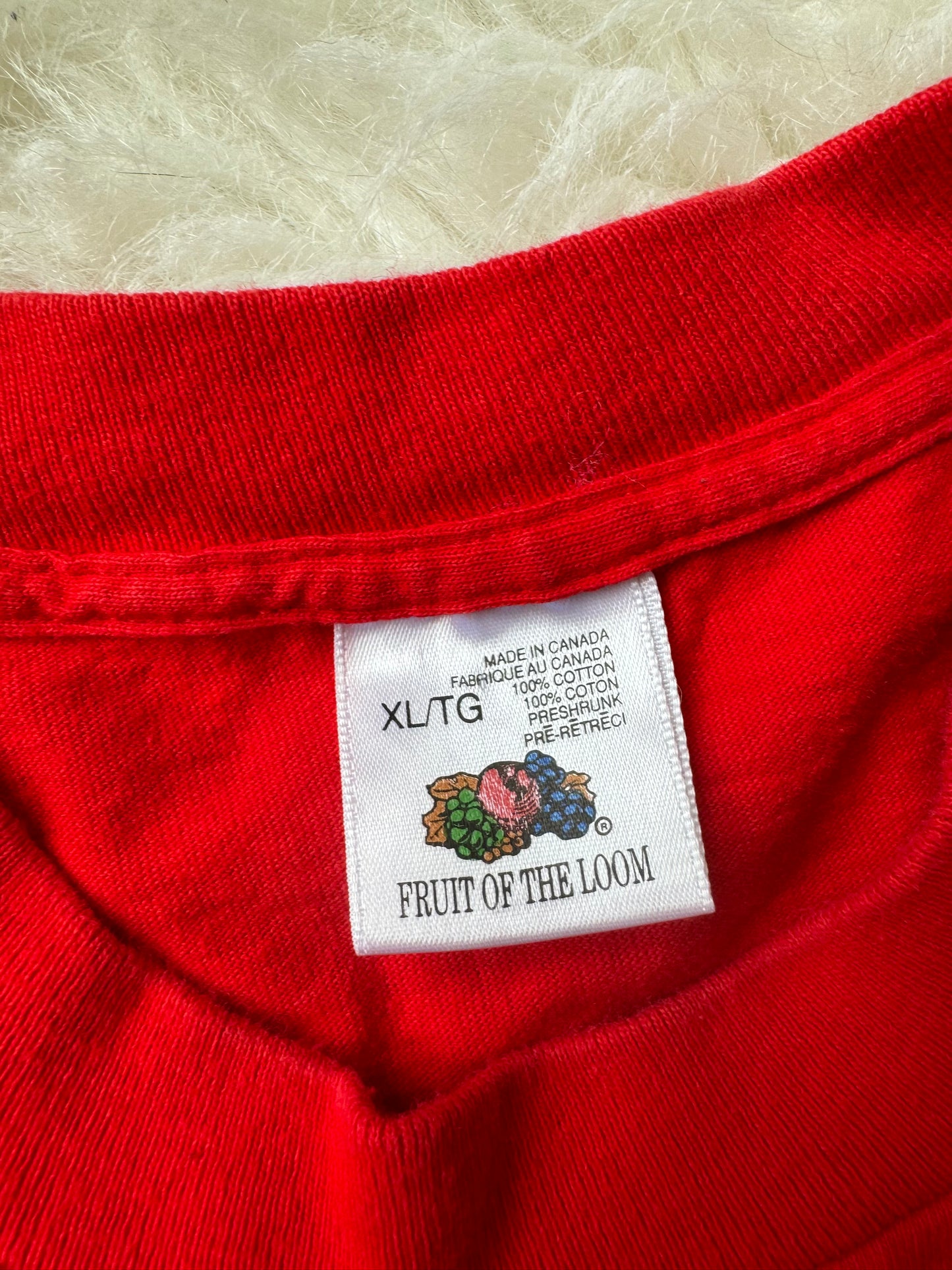 VTG Trench 1993 Montreal Canadiens NHL FOTL Single Stitch T-Shirt Size: XL