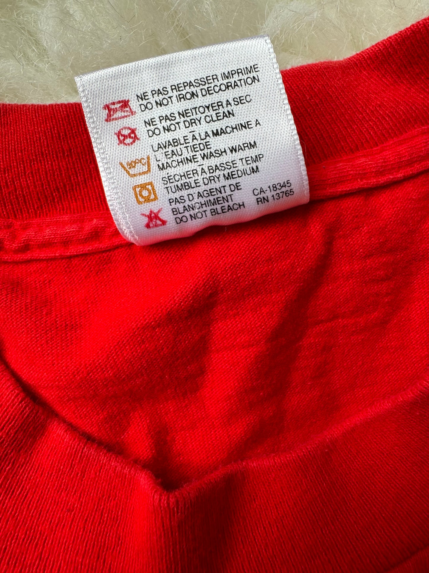 VTG Trench 1993 Montreal Canadiens NHL FOTL Single Stitch T-Shirt Size: XL