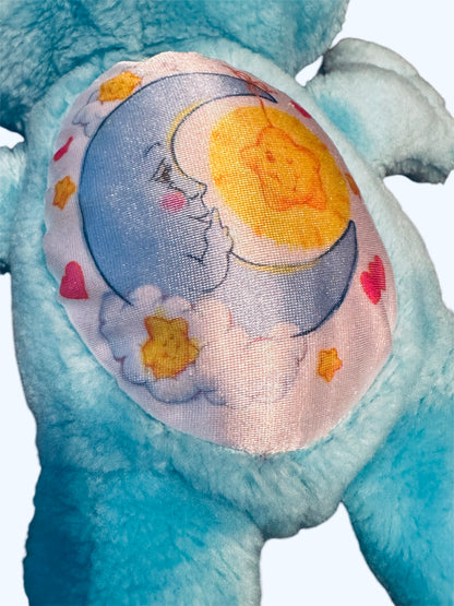VTG ‘90s Blue Environmental Care Bears Plush Bedtime Bear