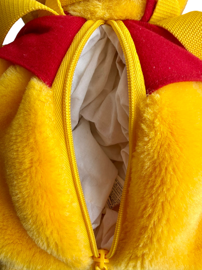 VTG ‘90s Disney Winnie the Pooh Plush Zipper Backpack