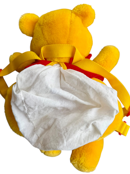 VTG ‘90s Disney Winnie the Pooh Plush Zipper Backpack