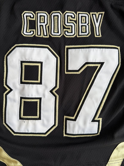 Pittsburgh Penguins Sidney Crosby #87 Retro NHL CCM Hockey Jersey Youth Size: S/M