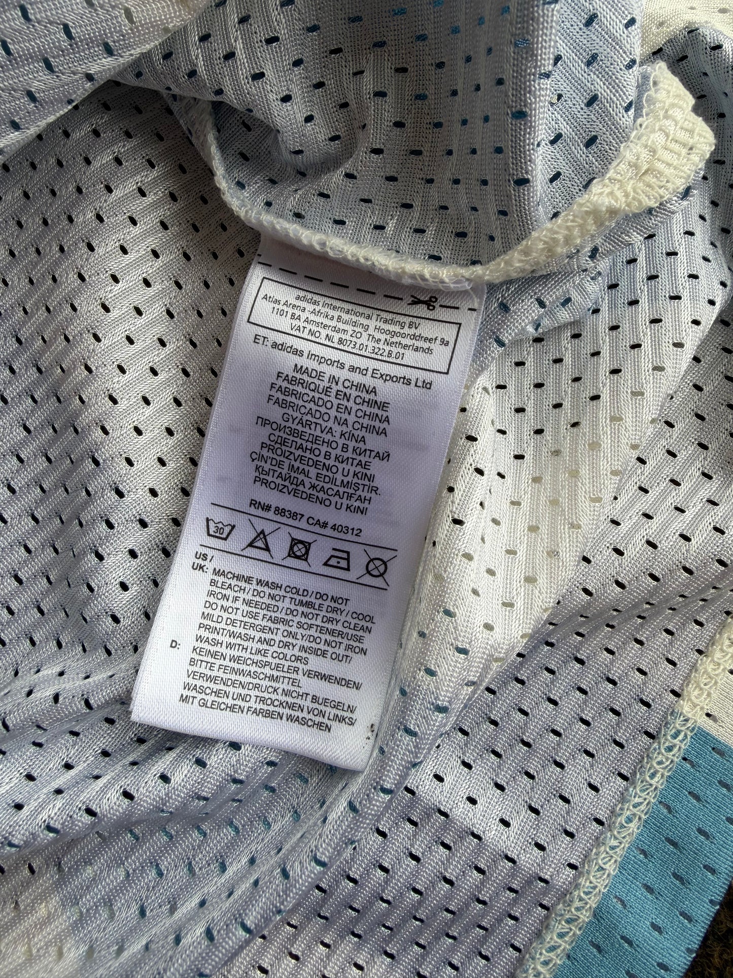 VTG Y2K Adidas Originals Argentina Mesh Tank Dress Jersey #10 Size: S