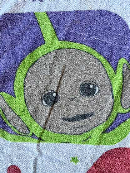 VTG 1998 Y2K Teletubbies Tinky Winky Dipsy Laa-Laa Po Kids Beach Towel