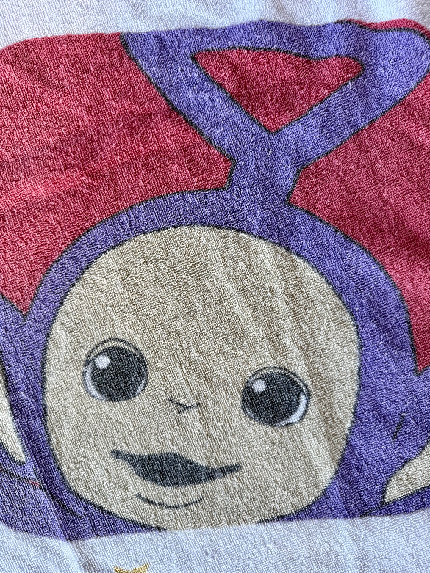 VTG 1998 Y2K Teletubbies Tinky Winky Dipsy Laa-Laa Po Kids Beach Towel