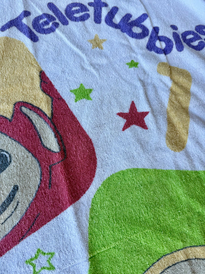 VTG 1998 Y2K Teletubbies Tinky Winky Dipsy Laa-Laa Po Kids Beach Towel