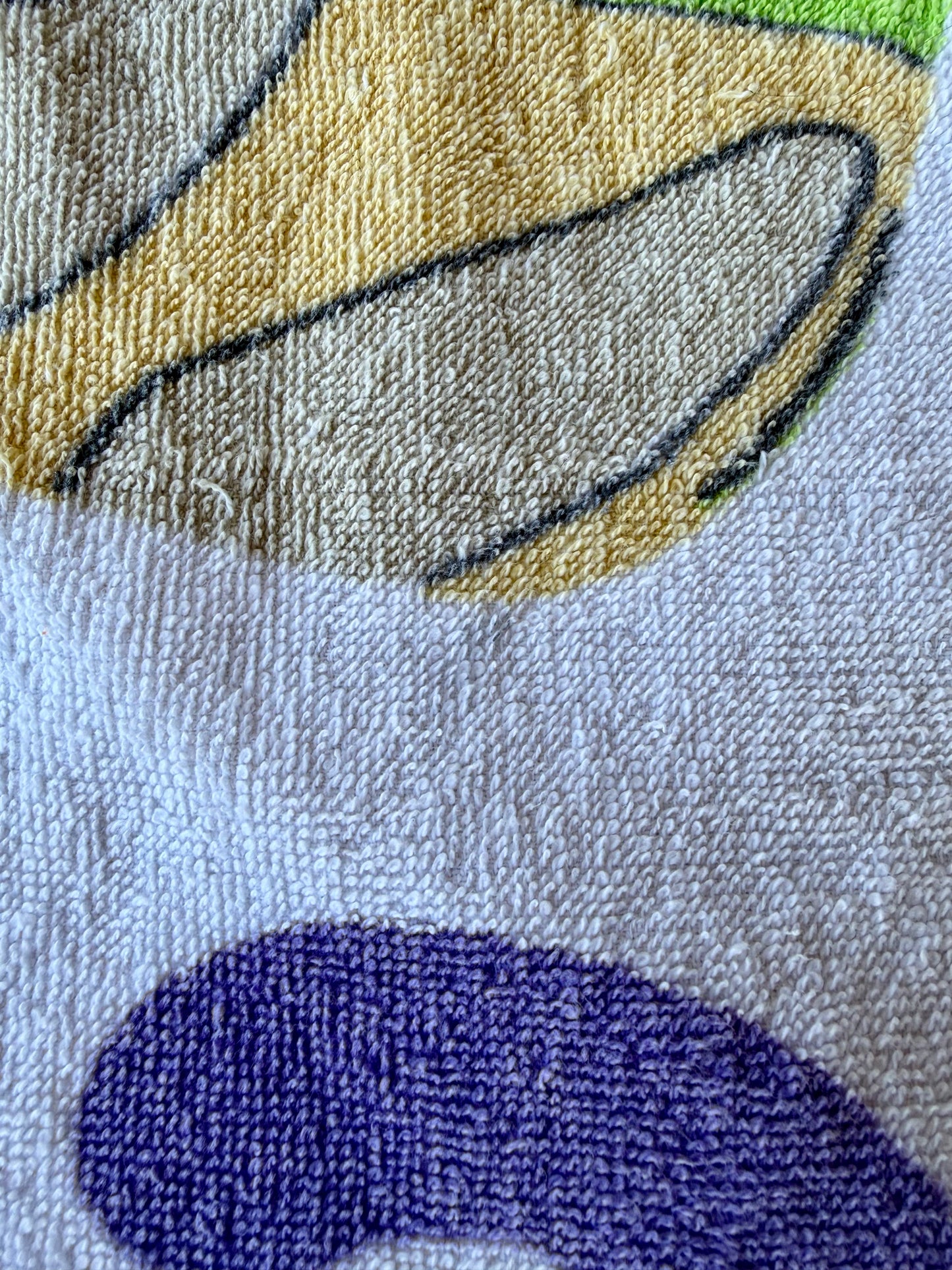 VTG 1998 Y2K Teletubbies Tinky Winky Dipsy Laa-Laa Po Kids Beach Towel