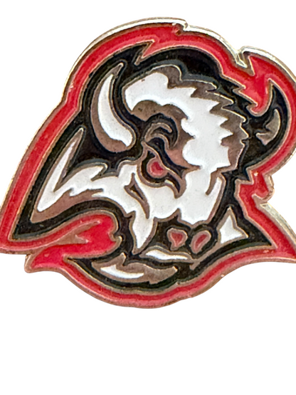 Buffalo Sabres Goathead NHL Retro Enamel Lapel Pin 2cm