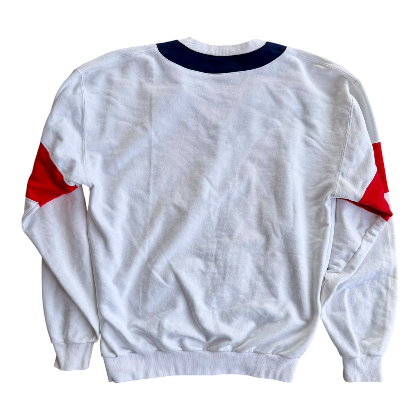 VTG 90s Wimbledon All England Tennis Club White Sweatshirt Size: M