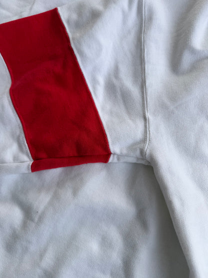 VTG 90s Wimbledon All England Tennis Club White Sweatshirt Size: M