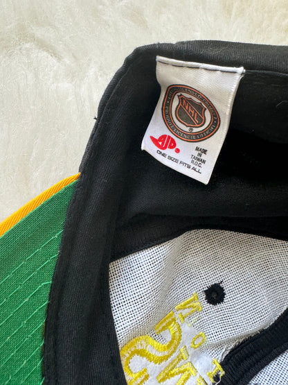 VTG '90s AJD Boston Bruins NHL Snapback Hat Cap