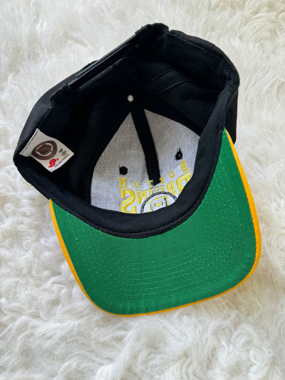 VTG '90s AJD Boston Bruins NHL Snapback Hat Cap