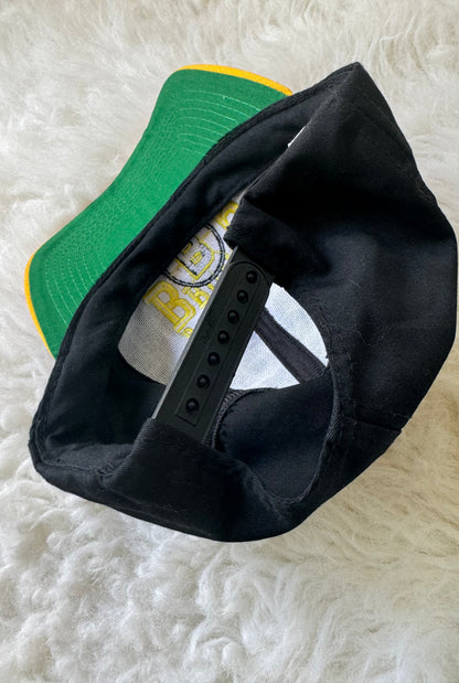 VTG '90s AJD Boston Bruins NHL Snapback Hat Cap