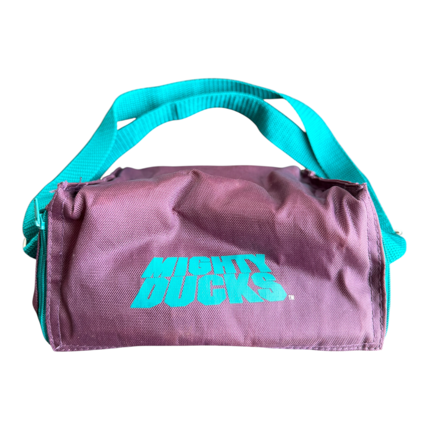 VTG ‘90s Disney Anaheim Mighty Ducks NHL Insulated Lunch Bag Cooler