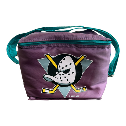 VTG ‘90s Disney Anaheim Mighty Ducks NHL Insulated Lunch Bag Cooler