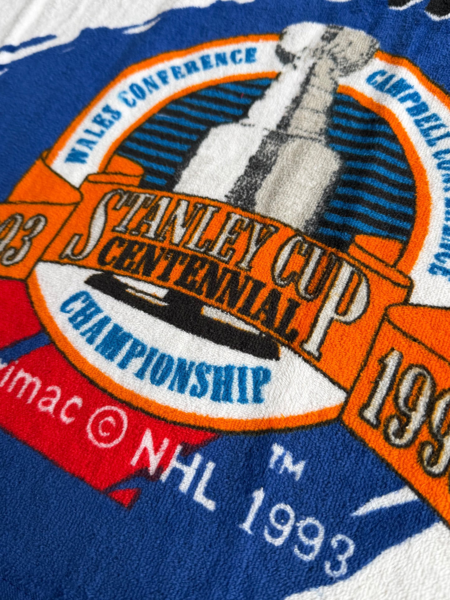VTG Rare Deadstock 1993 Montreal Canadiens NHL Stanley Cup Champions Beach Towel
