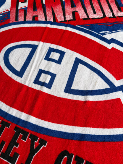 VTG Rare Deadstock 1993 Montreal Canadiens NHL Stanley Cup Champions Beach Towel
