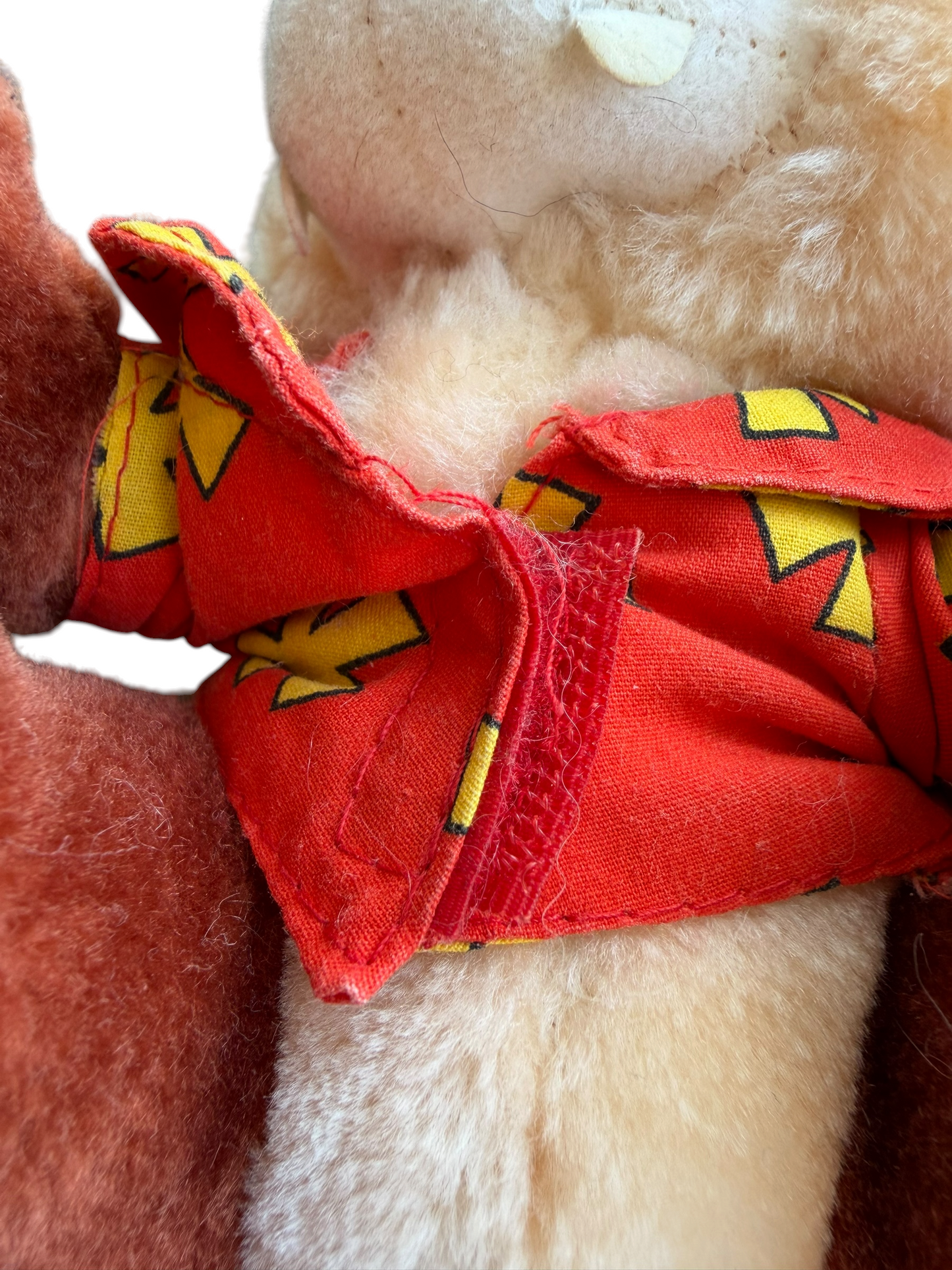 VTG Disney Chip 'n Dale Rescue Rangers Dale Stuffed Animal Toy 6.5”
