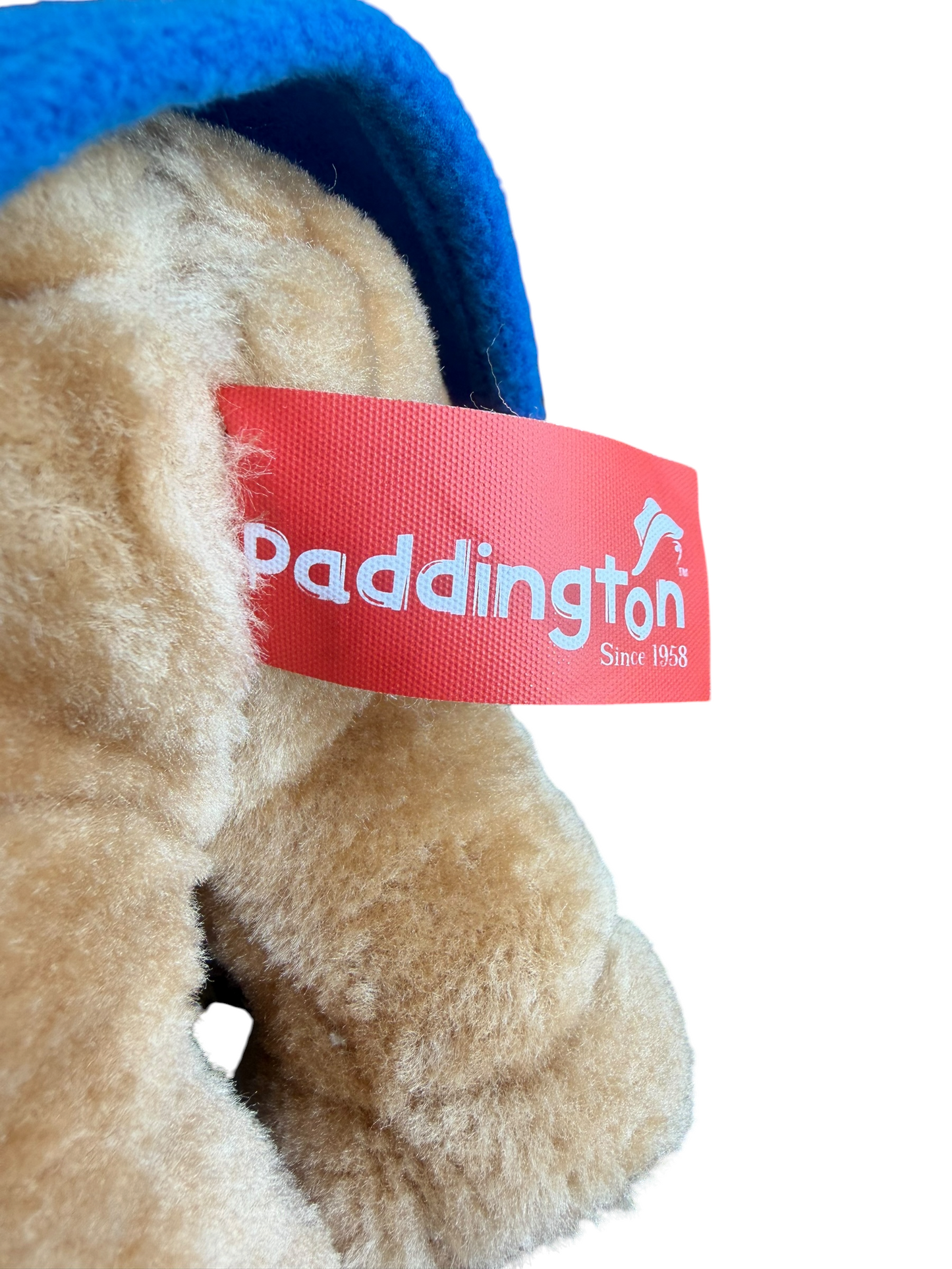 Rainbow Designs Paddington Bear Classic Red Plaid Scarf Stuffed Animal Toy
