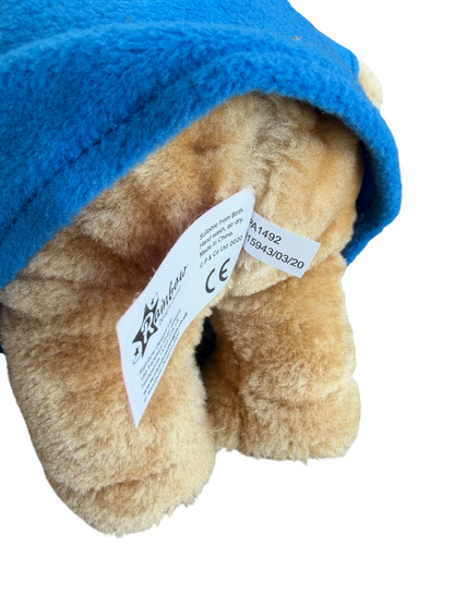 Rainbow Designs Paddington Bear Classic Red Plaid Scarf Stuffed Animal Toy