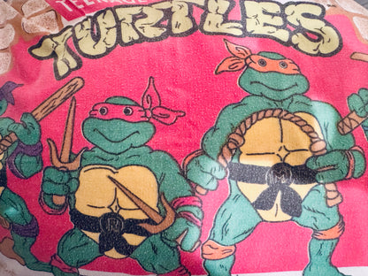 VTG 1988 Teenage Mutant Ninja Turtles TMNT Bed Sheet Set - 3 Piece Size: TWIN